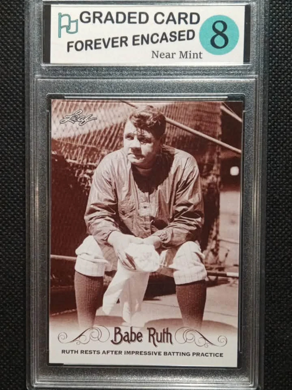 2016 Leaf Babe Ruth Collection Babe Ruth #53 HOF - Picture 1 of 2